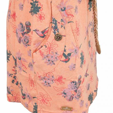Ragwear Kleid Tanya Flowers E orange 