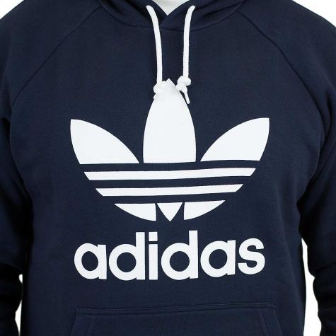 Adidas Originals Hoody Trefoil dunkelblau/weiß 