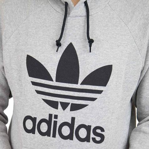 Adidas Originals Hoody Trefoil grau 