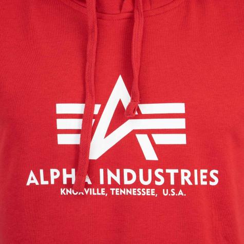 Alpha Industries Basic Hooded Tank Top rot 
