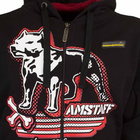 Amstaff Zip-Hoody Verros schwarz 