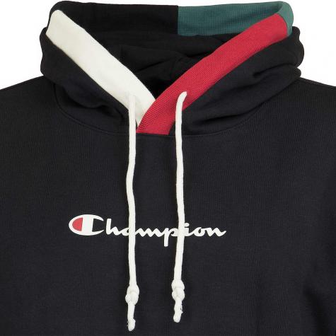Champion Hoody Logo schwarz 