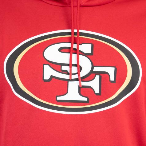 Nike NFL San Francisco 49ers Prime Logo Therma Hoody rot 