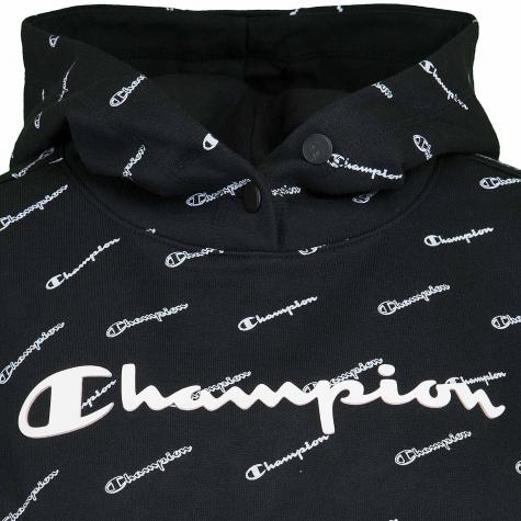 Champion Damen Hoody schwarz/weiß 