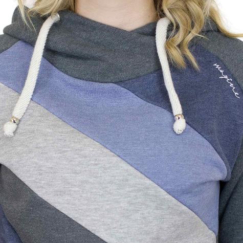 Mazine Damen Hoody Tasty schwarz/dunkelblau/grau 