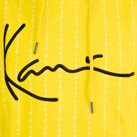 Karl Kani Signature Logo Pinstripe Hoody gelb 