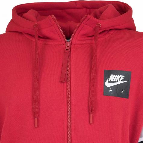 Nike Zip-Hoody Air rot/weiß 