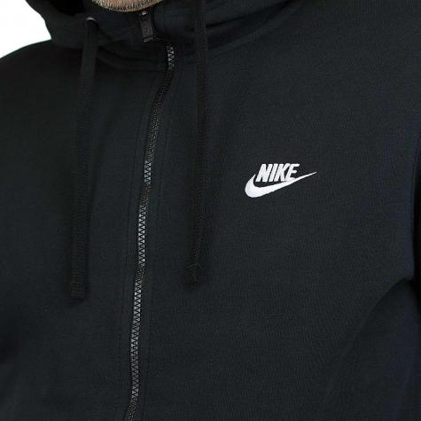 Nike Zip-Hoody NSW Sportswear FZ schwarz/weiß 
