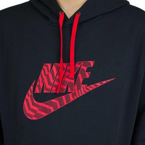 Nike Hoody GX2 Fleece PO schwarz/rot