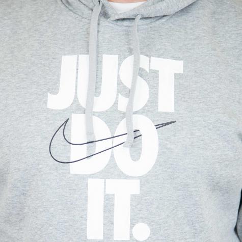 Nike Hoody Just Do It Fleece PO grau