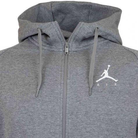 Nike Zip-Hoody Jordan Jumpman grau/weiß 