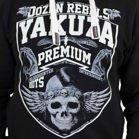 Yakuza Premium Hoody 2422 schwarz 