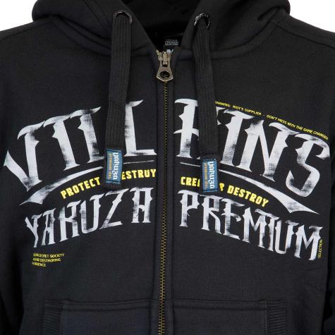 Yakuza Premium Zip Hoody 3025 B schwarz 
