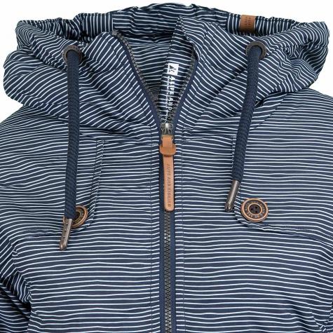 Alife & Kickin Damen-Jacke Charlotte A dunkelblau/grau