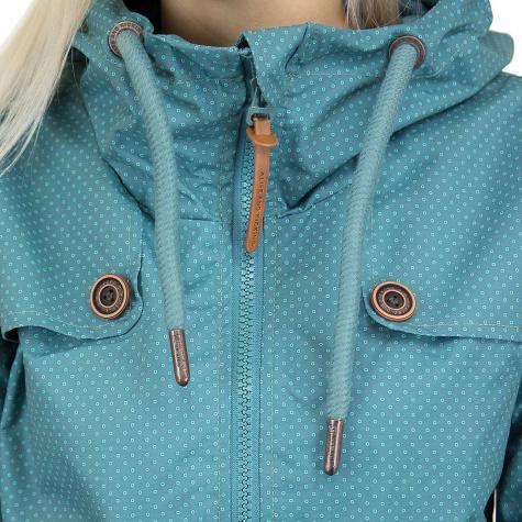 Alife & Kickin Damen-Jacke Charlotte A sky dots türkis 