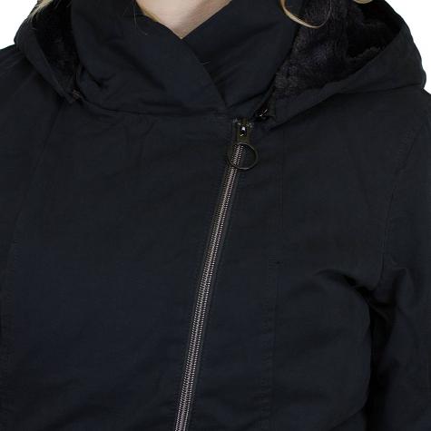 Bench Damen Jacke Asymetric Waisted schwarz 