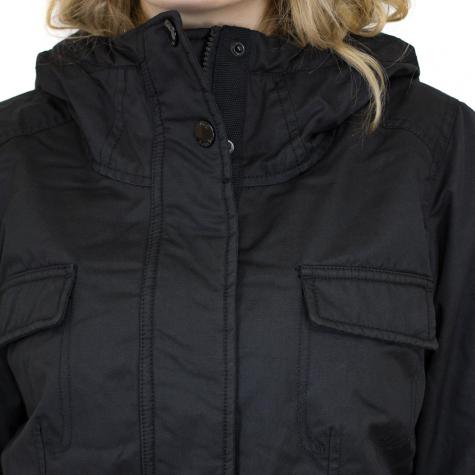 Bench Damen Jacke Waisted Parka schwarz