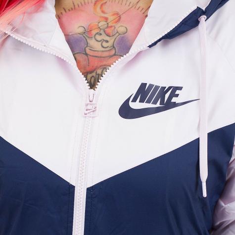 Nike Damen Jacke Windrunner hellrosa/dunkelblau