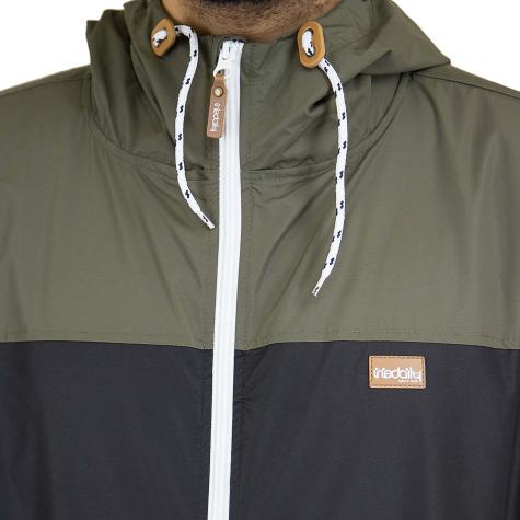 Iriedaily Jacke Auf Deck schwarz/oliv 