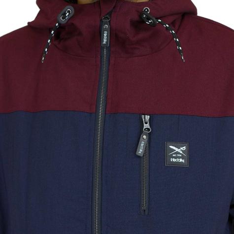 Iriedaily Jacke Dock36 Worker dunkelblau/rot