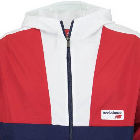 New Balance Jacke Athletics rot/dunkelblau/weiß 
