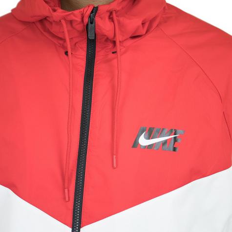 Nike Jacke Windrunner HD GX QS rot/weiß 