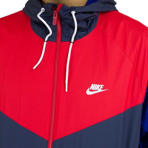 Nike Jacke Windrunner rot/blau/weiß 
