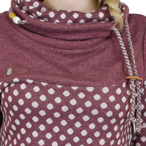 Ragwear Kleid Chloe Longsleeve dark choco