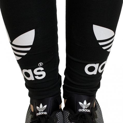 Adidas Originals Leggings Trefoil schwarz 