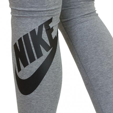 Nike Leggings Leg-A-See Logo carbon grau 