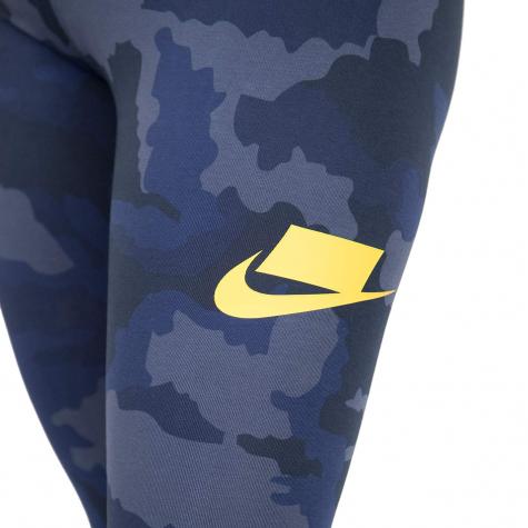Nike Leggings Polka Dots blau/gelb 