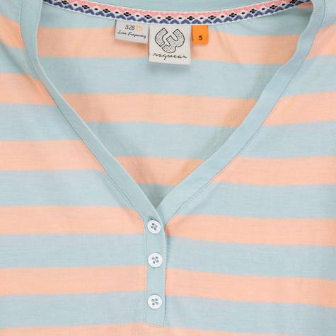 Longsleeve Girls Ragwear Pinkki Stripes aqua 