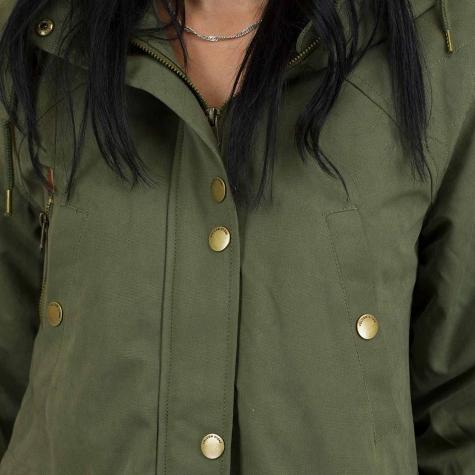 Volcom Damen Parka Walk On By oliv
