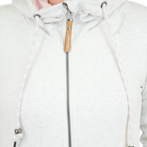 Ragwear Damen Zip-Hoody Yoda weiß 