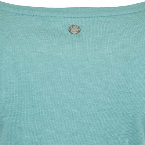 Ragwear Damen T-Shirt Florah Organic aqua blau