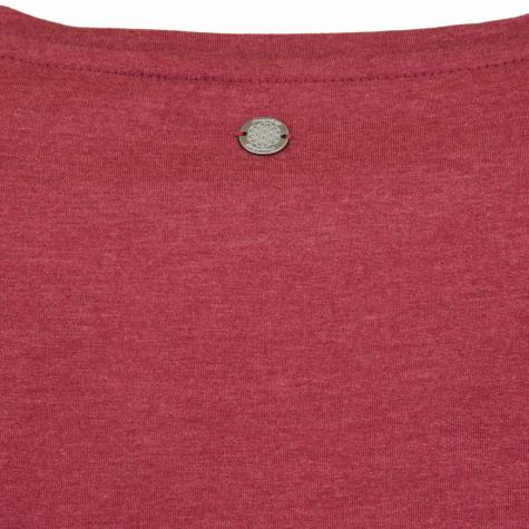 Ragwear Damen T-Shirt Florah Organic dunkelrot