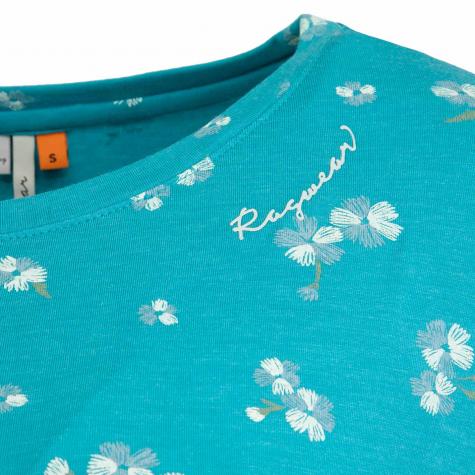 Top Ragwear Damen Pecori Print teal green 