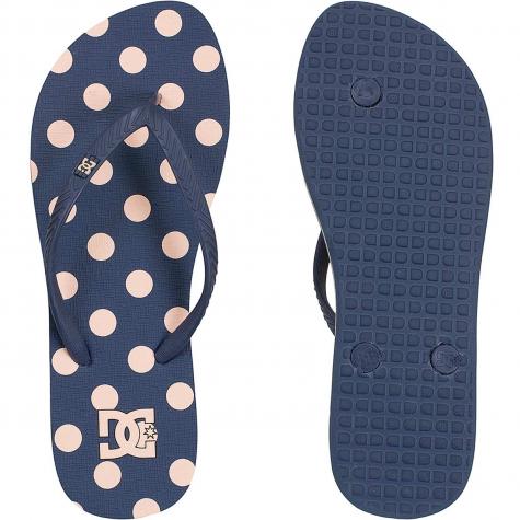 DC Shoes Damen Flip-Flop Spray Graffik dunkelblau 