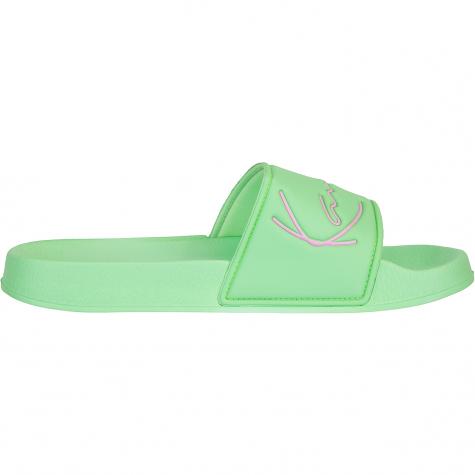 Karl Kani Signature Pool Slides Damen Badelatschen grün