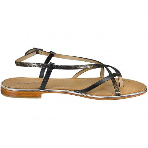 Les Tropeziennes Damen Sandalen Monaco schwarz/schwarz 