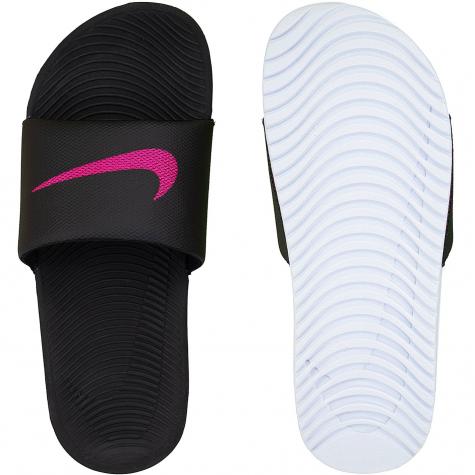 Nike Damen Badelatschen Kawa Slide schwarz/pink 