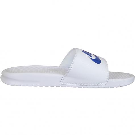 Nike Badelatschen Benassi Just Do It weiß/royal 
