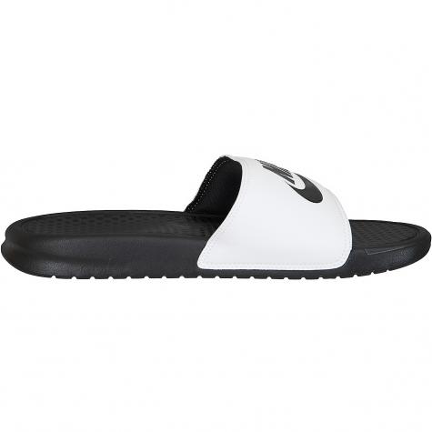 Nike Badelatschen Benassi Just Do It weiß/schwarz 