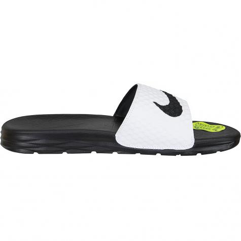 Nike Sandalen Benassi Solarsoft 2 weiß/schwarz 