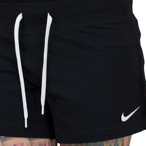 Nike Damen Shorts Jersey schwarz/weiß 