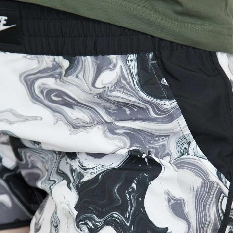 Nike Damen Shorts Marble weiß/schwarz/grau 