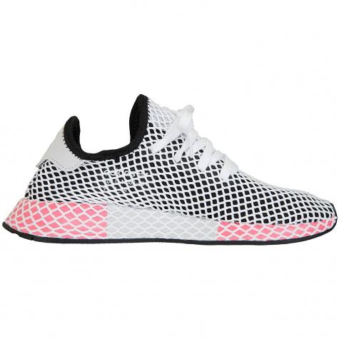 Adidas Originals Damen Sneaker Deerupt Runner schwarz/weiß/pink