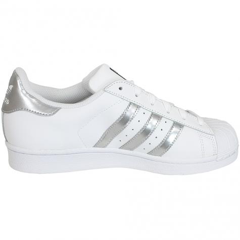 Adidas Originals Damen Sneaker Superstar weiß/silber