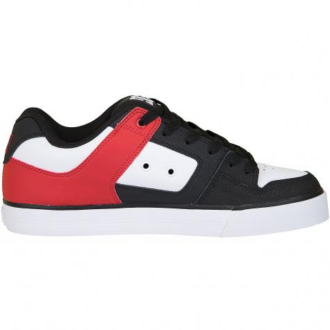DC Shoes Sneaker Pure schwarz/rot/weiß 