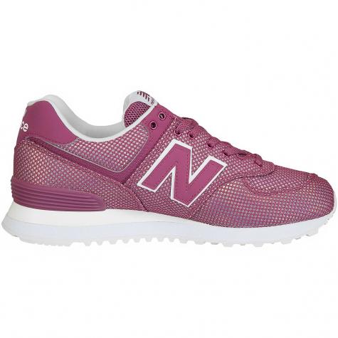 New Balance Damen Sneaker 574 Textil/Synthetik pink 